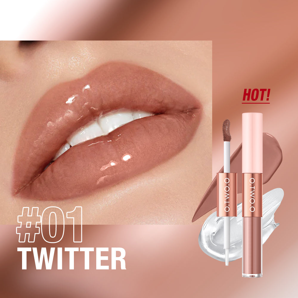 2-in-1 Long-Lasting Matte & Gloss Lipstick