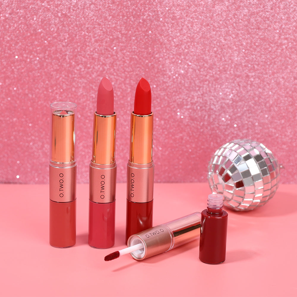 Dual-Finish 2-in-1 Matte & Liquid Lipstick
