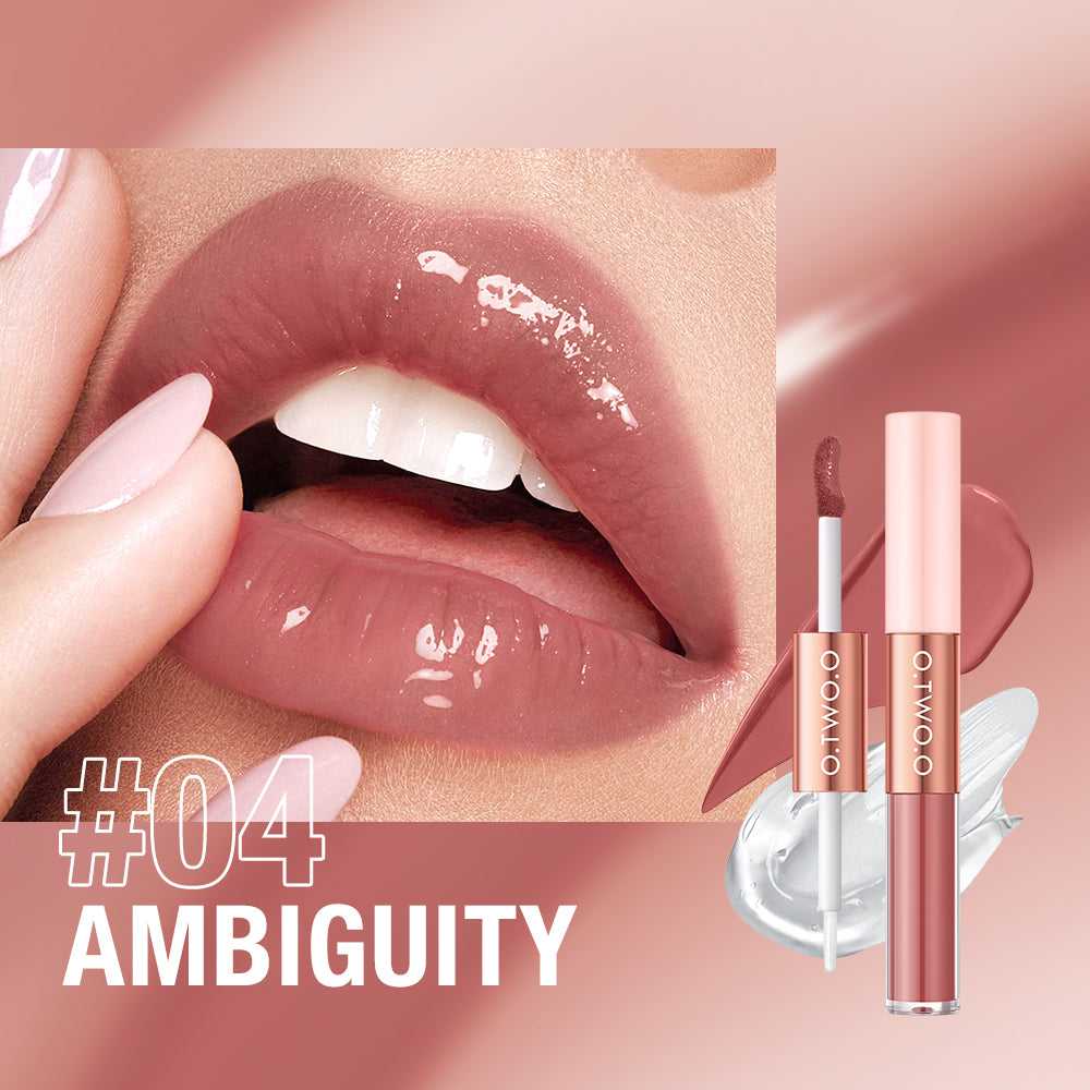 2-in-1 Long-Lasting Matte & Gloss Lipstick