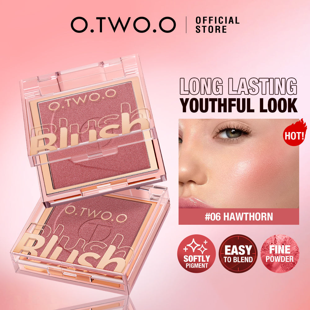 6 Color Blush Powder Palette Natural Glow