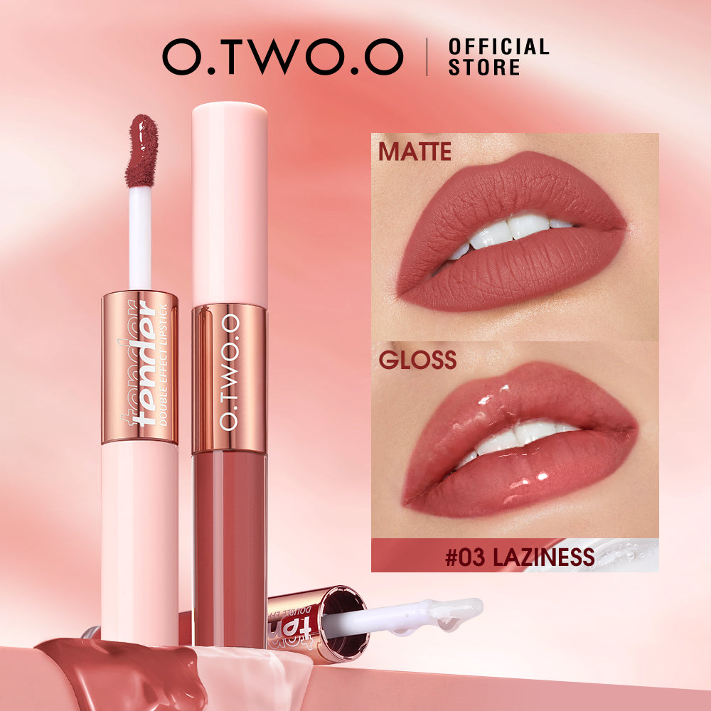 2-in-1 Long-Lasting Matte & Gloss Lipstick