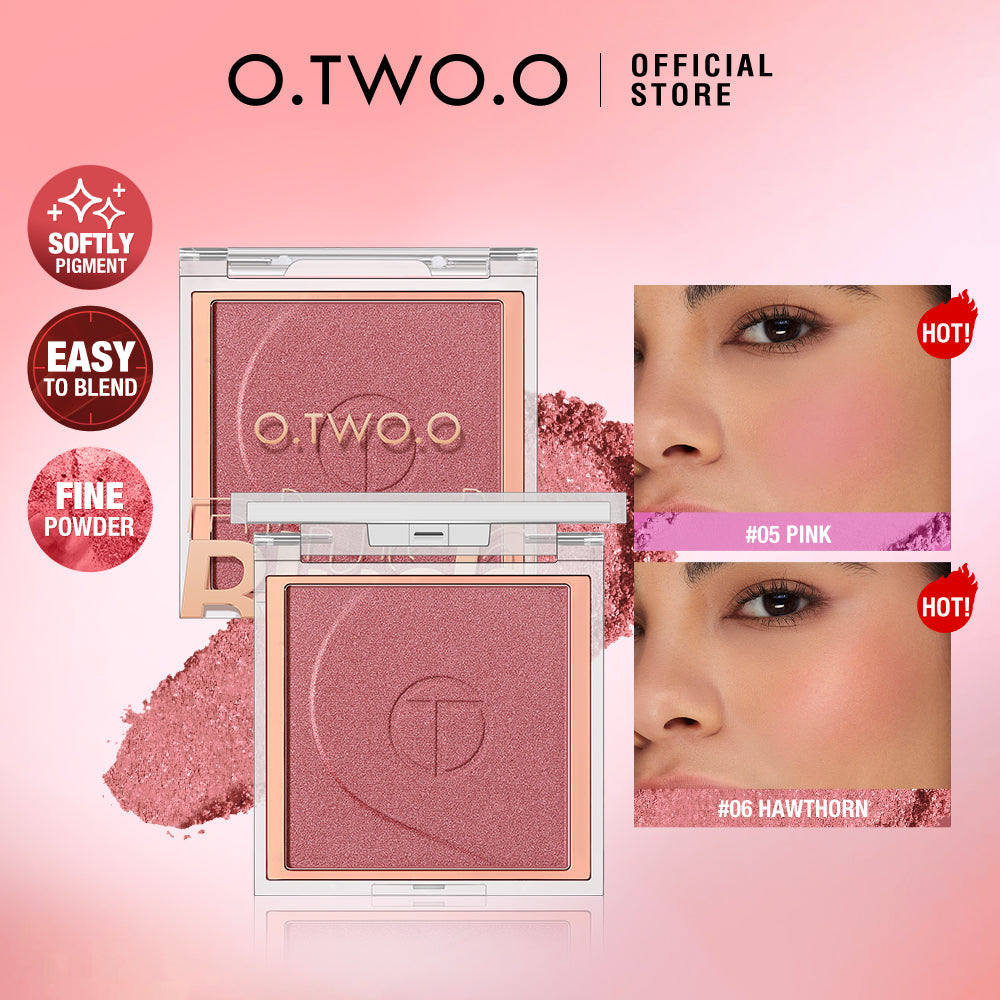 6 Color Blush Powder Palette Natural Glow