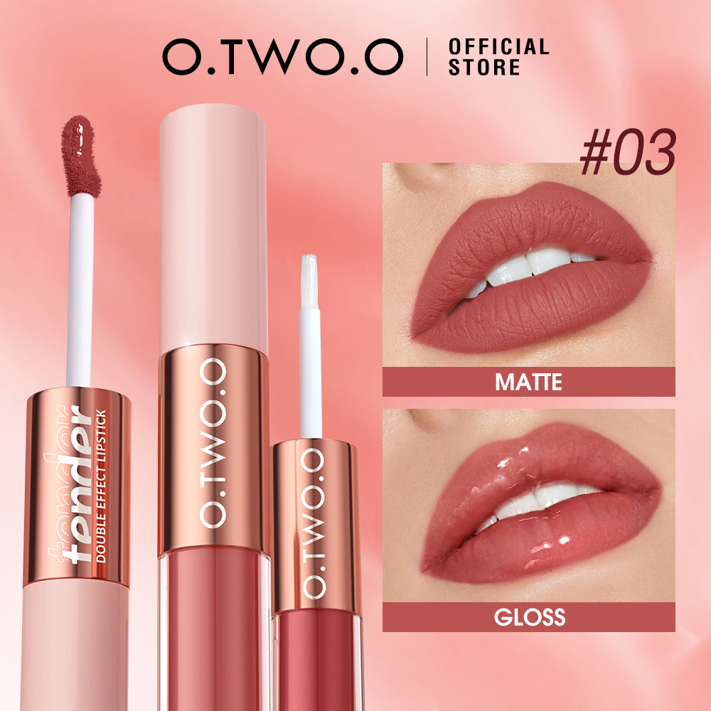 2-in-1 Long-Lasting Matte & Gloss Lipstick