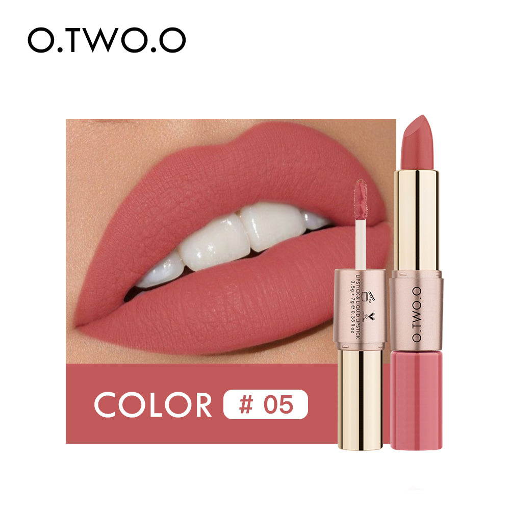 Dual-Finish 2-in-1 Matte & Liquid Lipstick