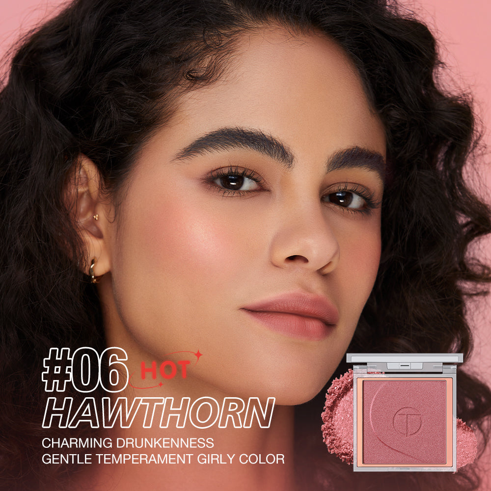 6 Color Blush Powder Palette Natural Glow