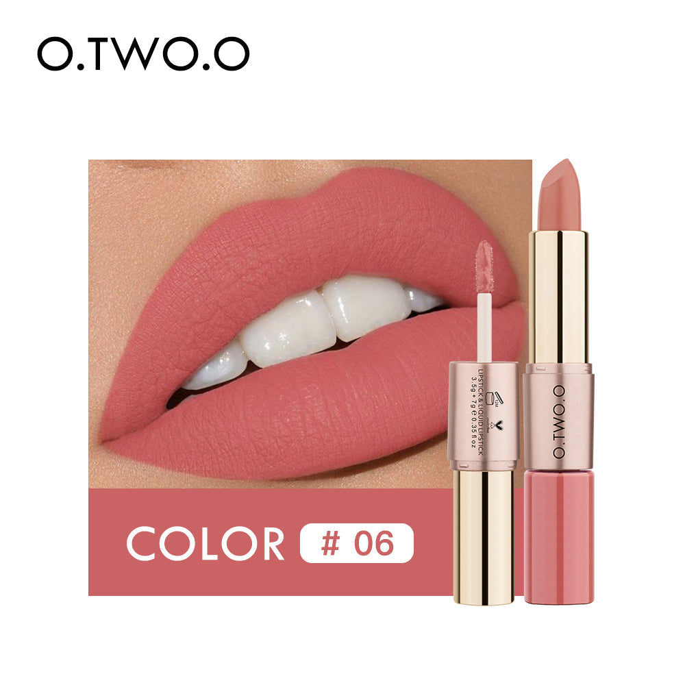 Dual-Finish 2-in-1 Matte & Liquid Lipstick