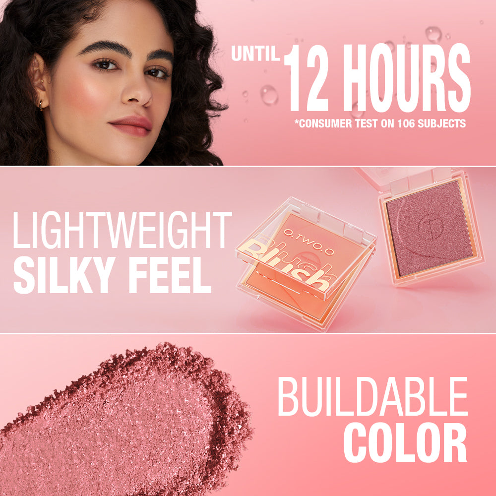 6 Color Blush Powder Palette Natural Glow