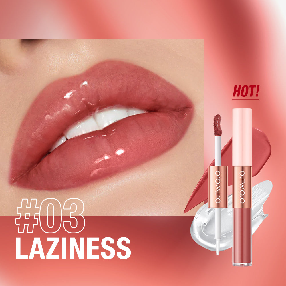 2-in-1 Long-Lasting Matte & Gloss Lipstick