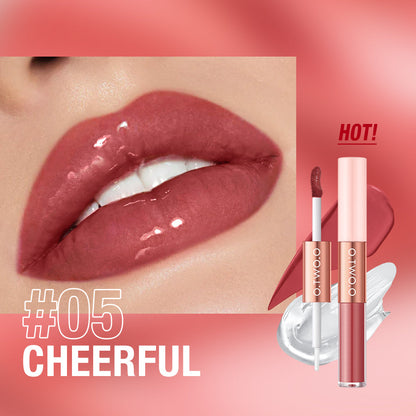 2-in-1 Long-Lasting Matte & Gloss Lipstick