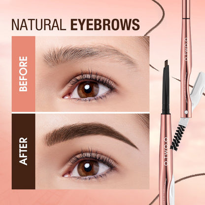 4 Colors Natural Soft Mist 3-in-1 Eyebrow Pencil