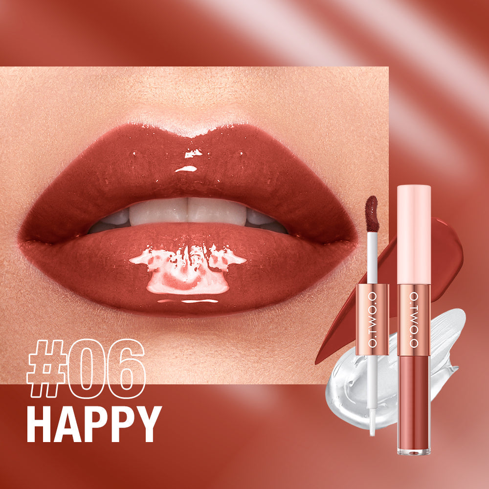 2-in-1 Long-Lasting Matte & Gloss Lipstick