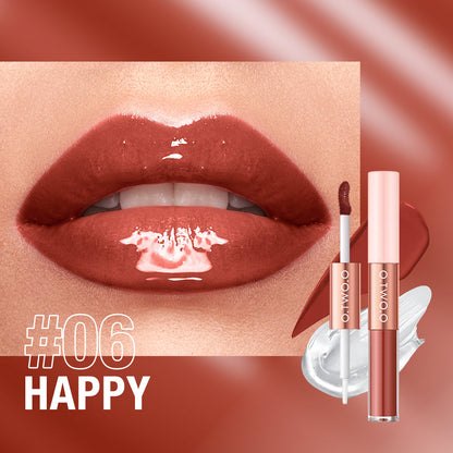 2-in-1 Long-Lasting Matte & Gloss Lipstick