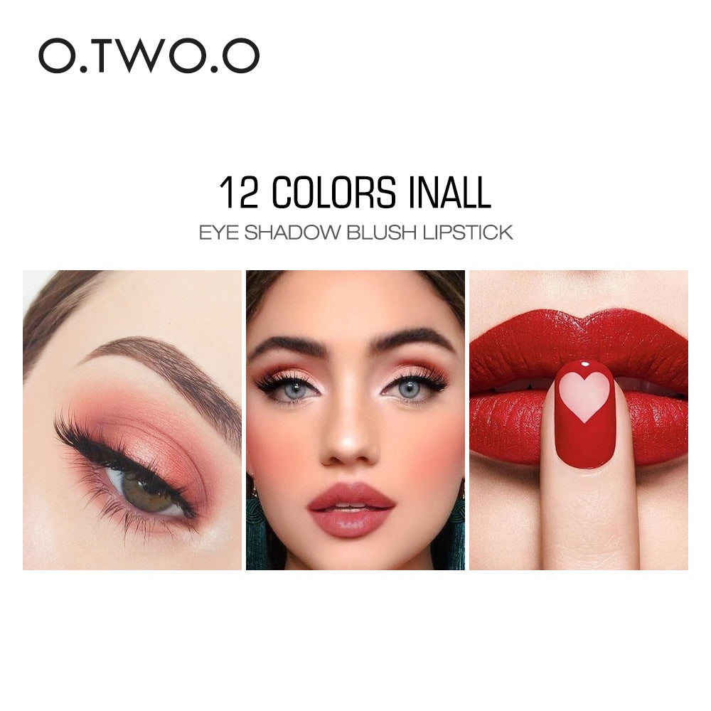 12 Colors 2 in 1 Matte Lipstick & Liquid Lipstick