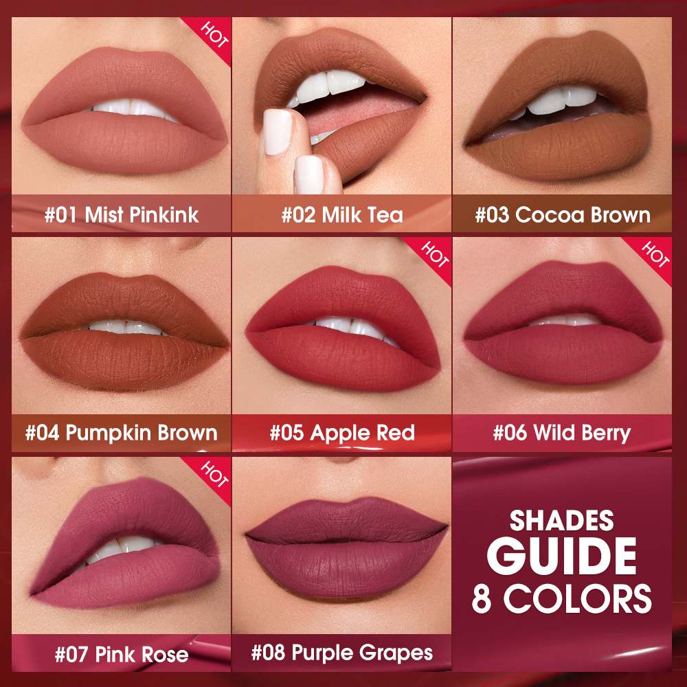 8 Colors KissProof Ultra Stay Lollipop Lipstick