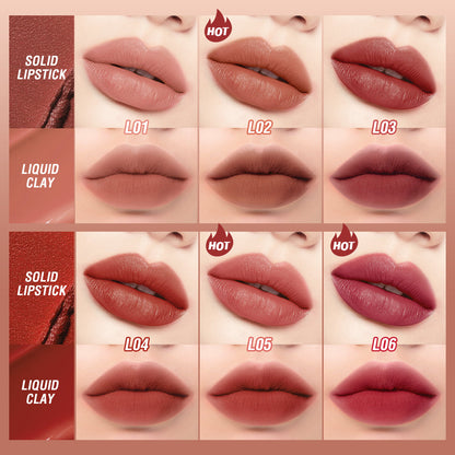 2-in-1 Lipstick & Lip Gloss