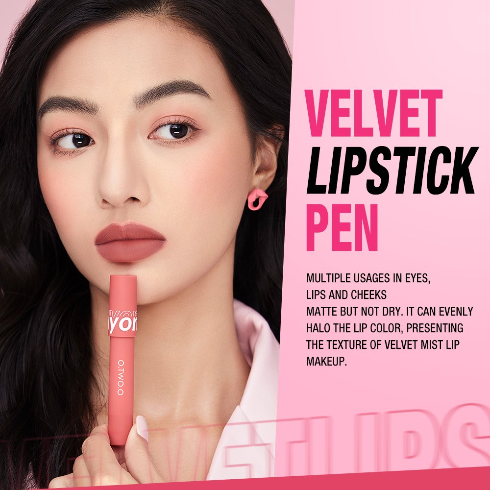 6 Colors Matte Velvet Lipstick Pen