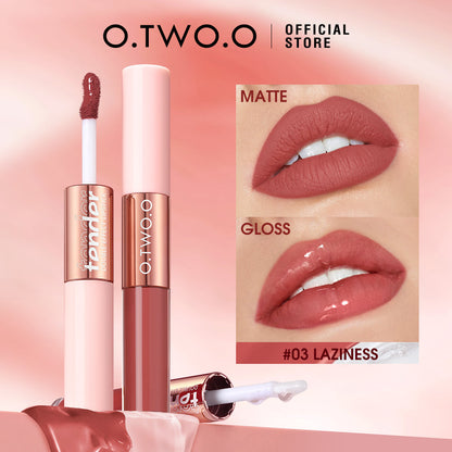 2-in-1 Long-Lasting Matte & Gloss Lipstick