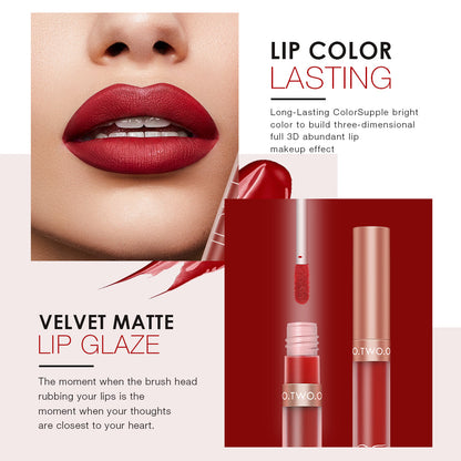 Smooth & Long-Lasting Nourishing Honey Velvet Matte Lip Glaze
