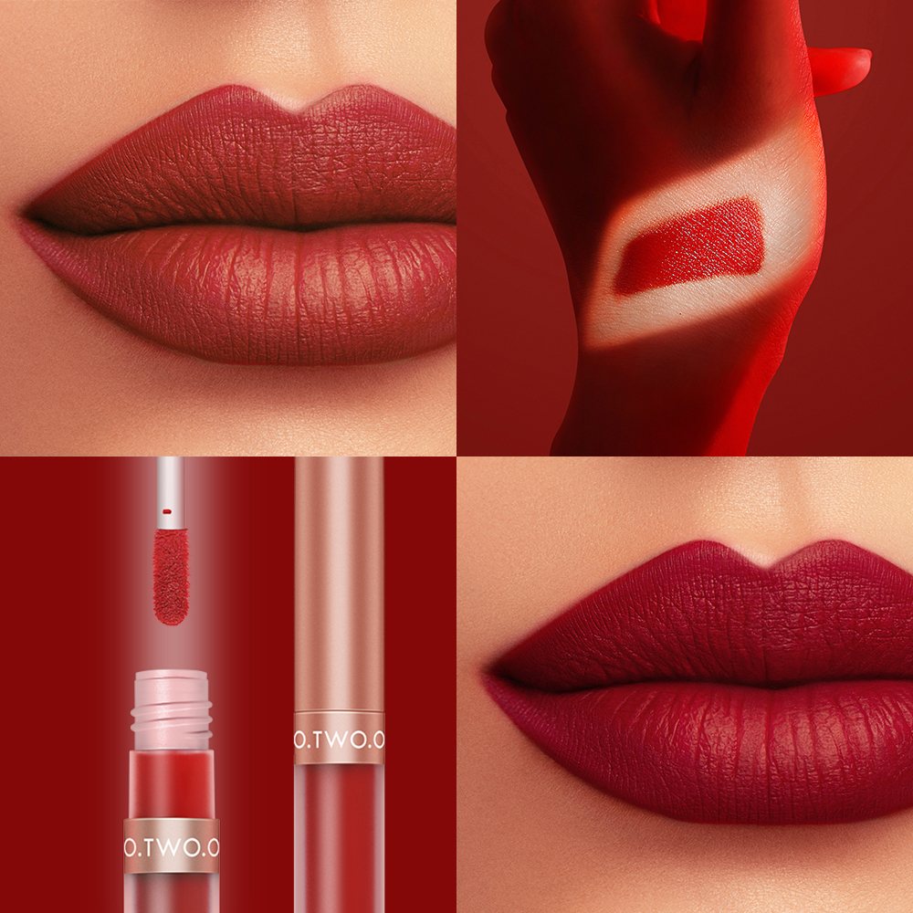 12 Colors Honey Velvet Matte Lip Glaze