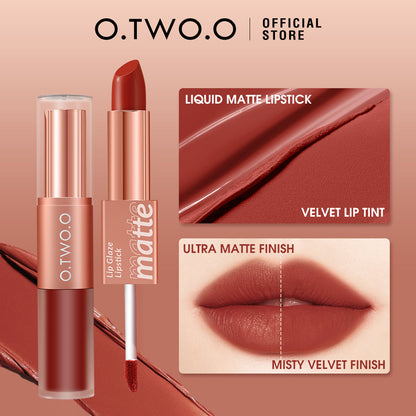 2-in-1 Lipstick & Lip Gloss