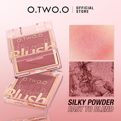 6 Color Blush Powder Palette Natural Glow