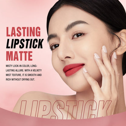 8 Colors Misty Kiss Lock Color Matte Lipstick