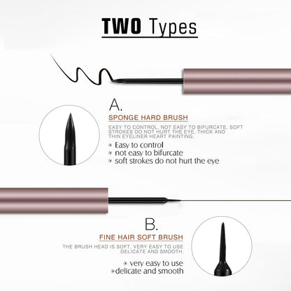 2 Types Waterproof Liquid Eyeliner