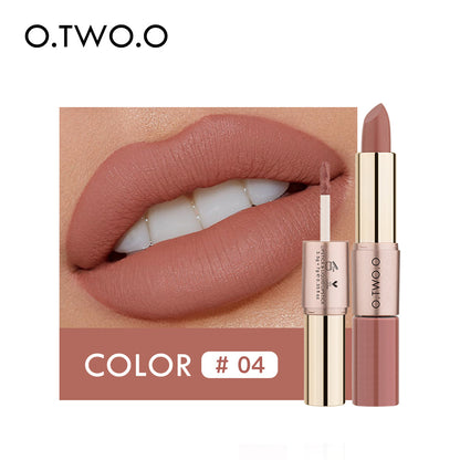 Dual-Finish 2-in-1 Matte & Liquid Lipstick