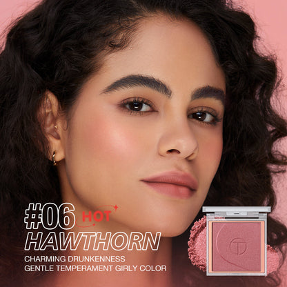 6 Color Blush Powder Palette Natural Glow