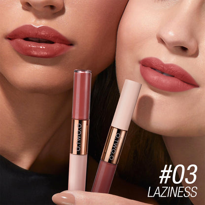2-in-1 Long-Lasting Matte & Gloss Lipstick