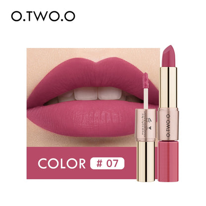 12 Colors 2 in 1 Matte Lipstick & Liquid Lipstick