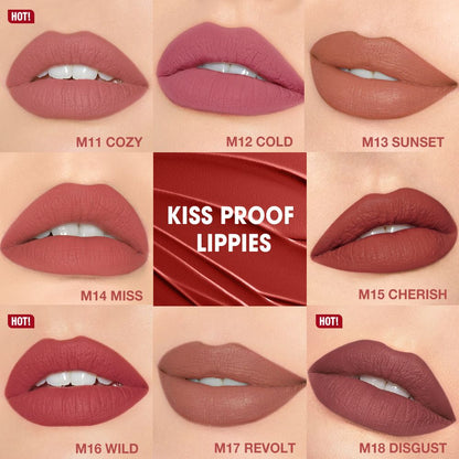 8 Colors Misty Kiss Lock Color Matte Lipstick