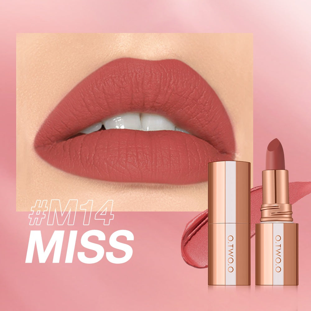 8 Colors Misty Kiss Lock Color Matte Lipstick