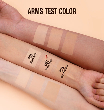 3 Colors Soft Mist Locking Foundation