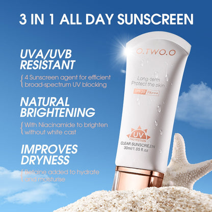 Clear Sunscreen UV Protection